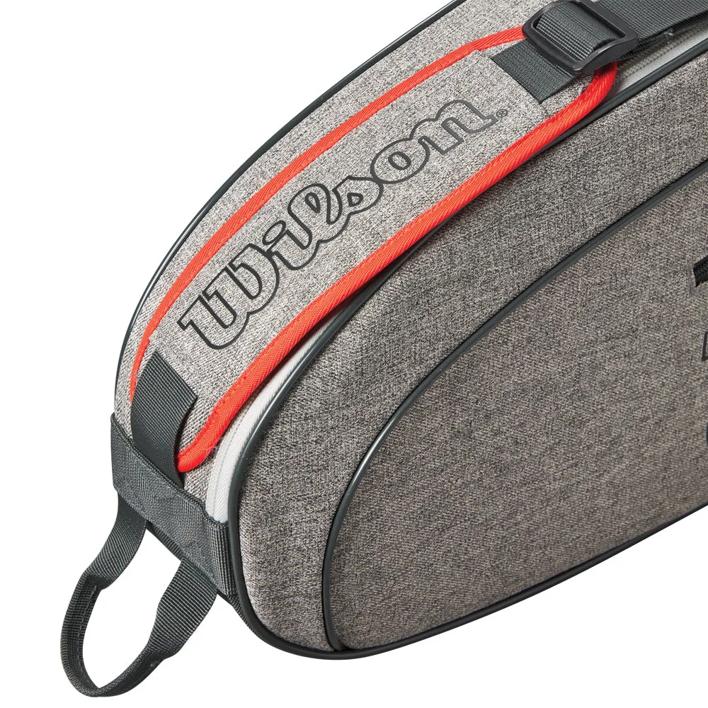 Wilson Team 3 Pack Racket Bag (Heather Grey)