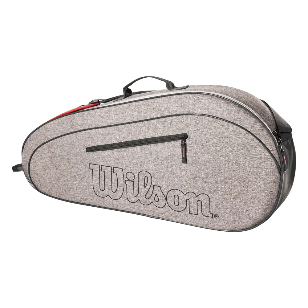 Wilson Team 3 Pack Racket Bag (Heather Grey)