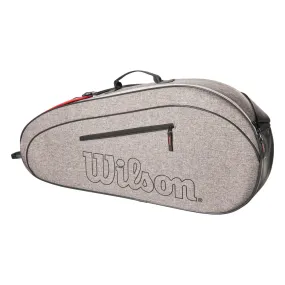 Wilson Team 3 Pack Racket Bag (Heather Grey)